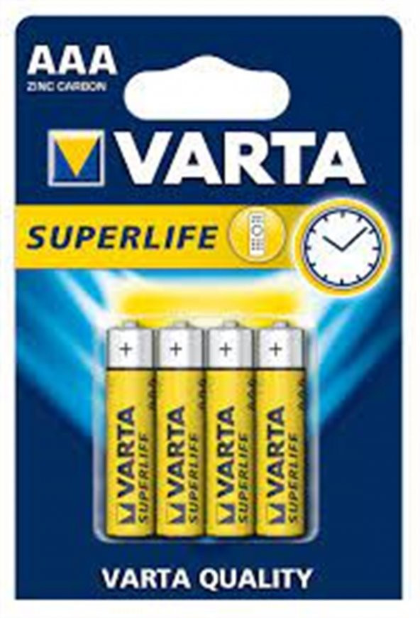 VARTA HEAVY DUTY  İNCE PİL Ç.K. 4LÜ ürün görseli 1