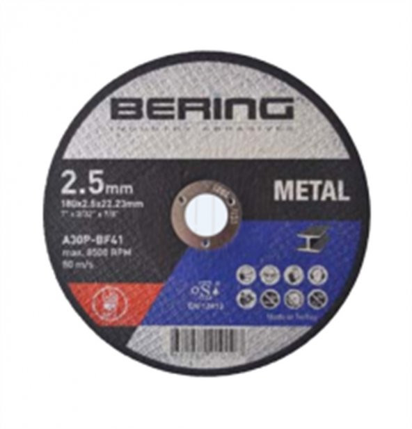 BERİNG 210107 180*2.5*22,23 MM KESME TAŞI ürün görseli 1