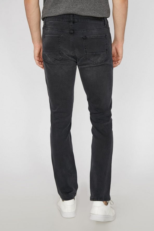 Erkek Gri Pantolon 9YAM43749LD - Resim 4