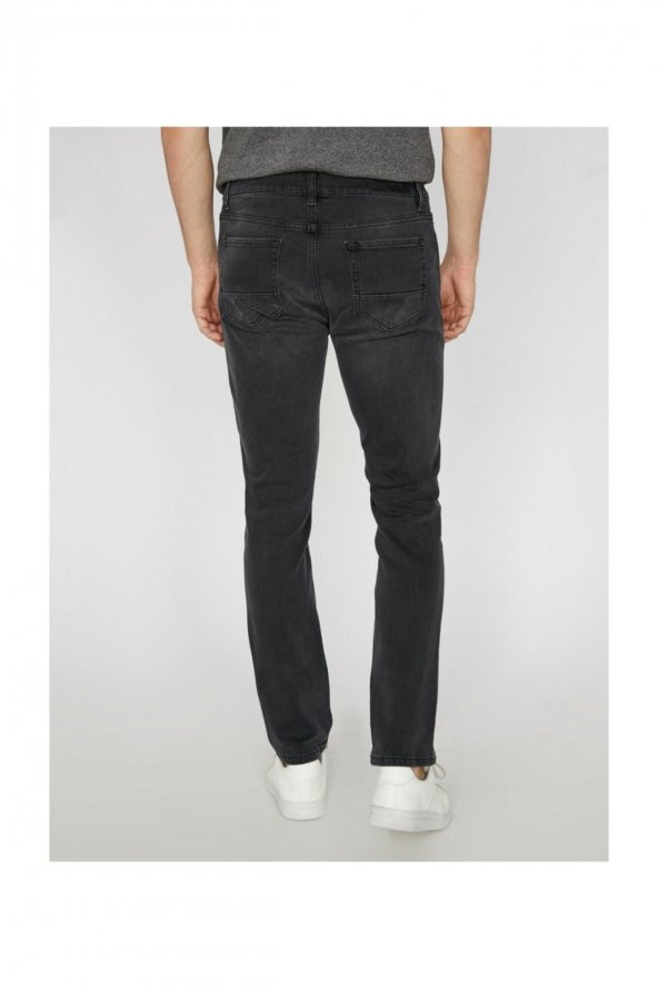Erkek Gri Pantolon 9YAM43749LD - Resim 12
