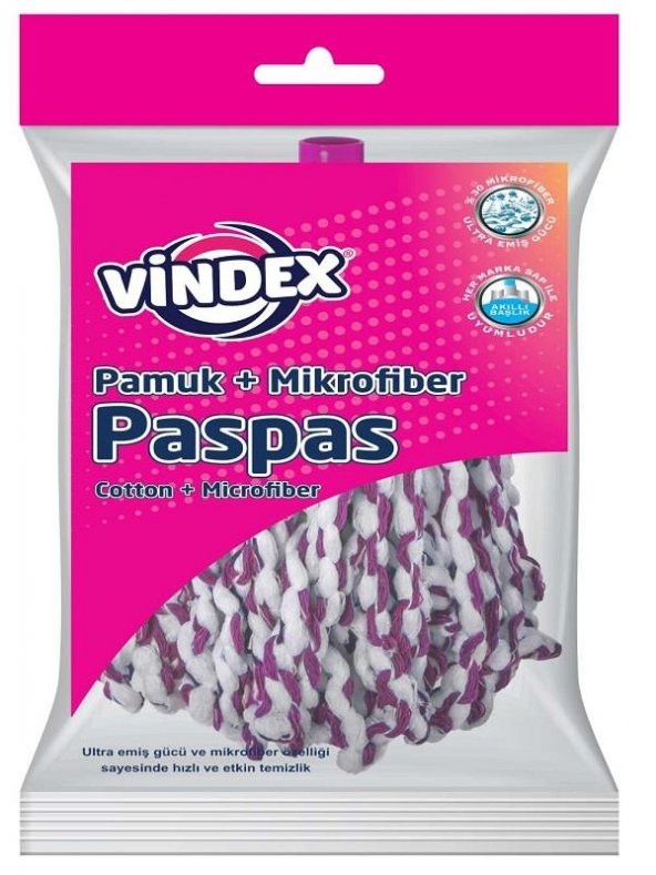 VİNDEX PAMUK+MİKROFİBER PASPAS ürün görseli 1