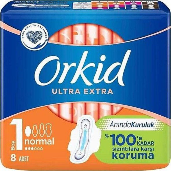 Orkıd Ultra Extra Normal 8Lı ürün görseli 1