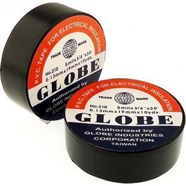 GLOBE İZOLE ELEKTRİK BANT SİYAH ürün görseli 1