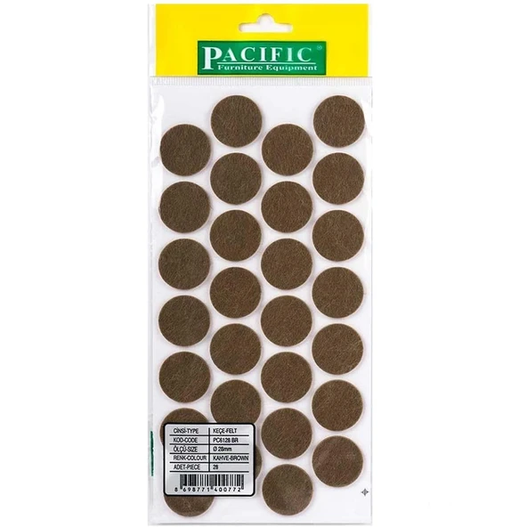 Pacific Zemin Koruyucu Yapışkan Yuvarlak Keçe 28 mm ürün görseli 1
