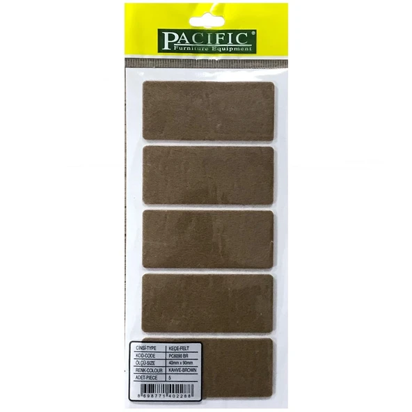Pacific Zemin Koruyucu Yapışkan Keçe 40 mm x 90 mm ürün görseli 1