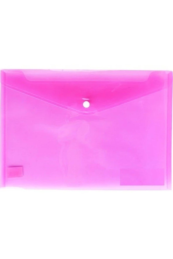 Bafix Çıtçıtlı Zarf Dosya A-4 Pembe Çıtçıtlı Dosya (12 Adet) ürün görseli 1
