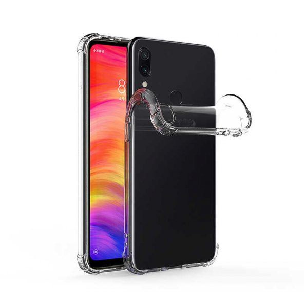 Xiaomi Redmi Note 7 Kılıf Nitro Anti Shock Silikon - Resim 5