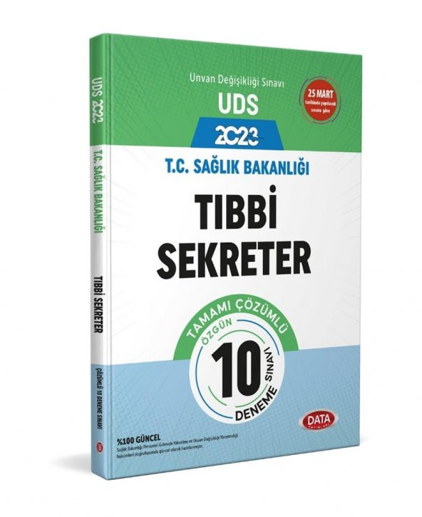 T.C. Sağlık Bakanlığı Unvan Değişikliği Sınavı Tıbbi Sekreter Tamamı Çözümlü 10 Deneme Sınavı Data ürün görseli 1