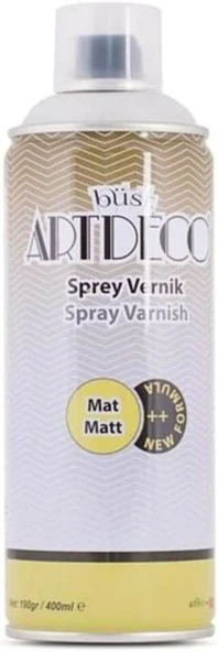 Artdeco Su Bazlı 400ml Sprey Vernik - Mat ürün görseli 1