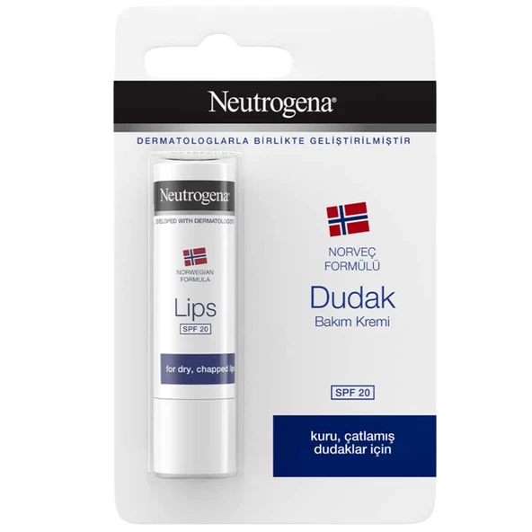 Neutrogena SPF 20 Güneş Koruma Faktörlü Dudak Bakım Kremi 4,8 g ürün görseli 1