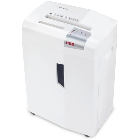 HSM SHREDSTAR X15 Evrak İmha Makinesi / Kağıt Kırpma Makinesi - CD İmha Makinesi - Çapraz/Konfeti Kesim 4x37mm - 26lt ürün görseli 1