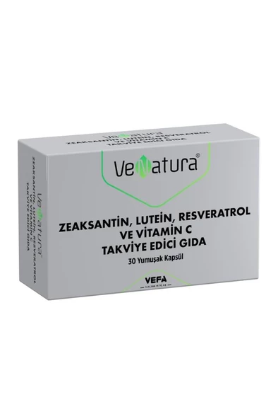 Venatura Zeaksantin Lutein Resveratrol Vitamin C 30 Yumuşak Kapsül - Resim 2