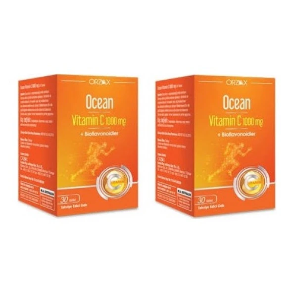 Ocean Vitamin C 1000 mg 30 Tablet 2 Kutu ürün görseli 1