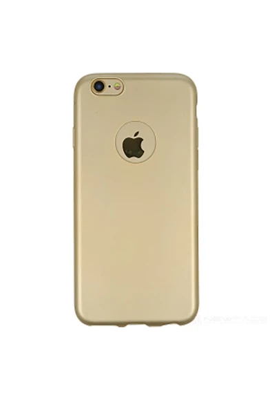 Apple iPhone 6G Plus Premium Silikon Kılıf Gold ürün görseli 1