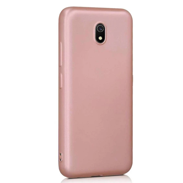 Xiaomi Redmi 8A Premium Silikon Kılıf Rose Gold ürün görseli 1