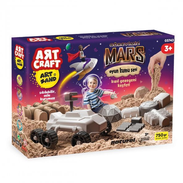 Art Craft Görevimiz Mars Kinetik Kum Oyun Seti 750 Gr. ürün görseli 1
