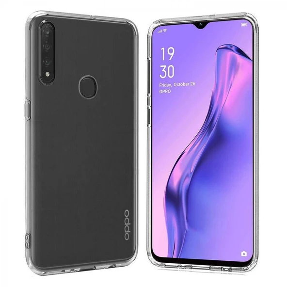 Oppo A31 Ultra İnce Silikon Kılıf Şeffaf ürün görseli 1