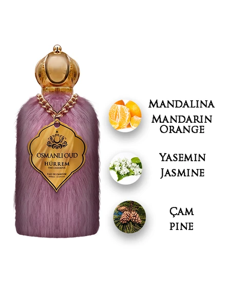 Osmanlı Oud Sultan Hürrem EDP 100 ML Kadın Parfüm – Çiçeksi Oryantal Ferah – 4011 ürün görseli 1