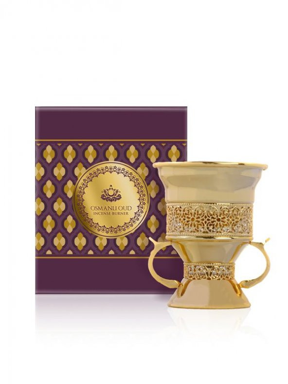 Osmanlı Oud  Bakhoor Incese Burner Golden Tütsü Yakıcı ürün görseli 1