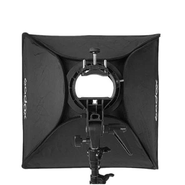 Godox 40X40 Tepe Flaş SoftBox S-Type Dahil - Resim 3