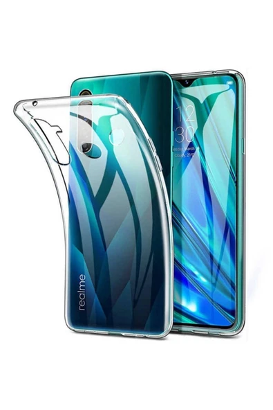 Oppo Realme 5i 2.0 MM Korumalı Silikon Kılıf Şeffaf ürün görseli 1