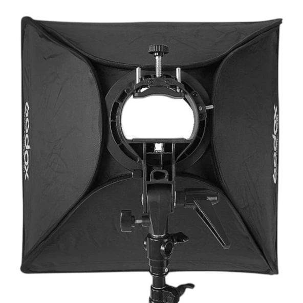 Godox 50X50 Tepe Flaş SoftBox S-Type Dahil - Resim 2