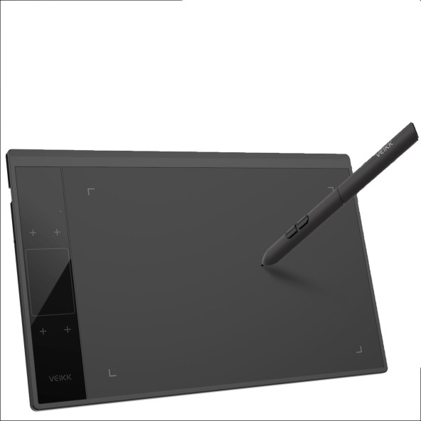 Veikk A30 V3 10x6" 16384 Yüksek Basınç Hassasiyetli Profesyonel 5080 LPI Grafik Tablet + Kalem ürün görseli 1
