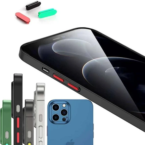 Apple iPhone XS Transparent Slim Case Siyah - Resim 2