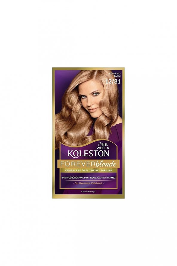 Koleston Kit Saç Boyası-12-81 Küllü İnci Sarısı ürün görseli 1