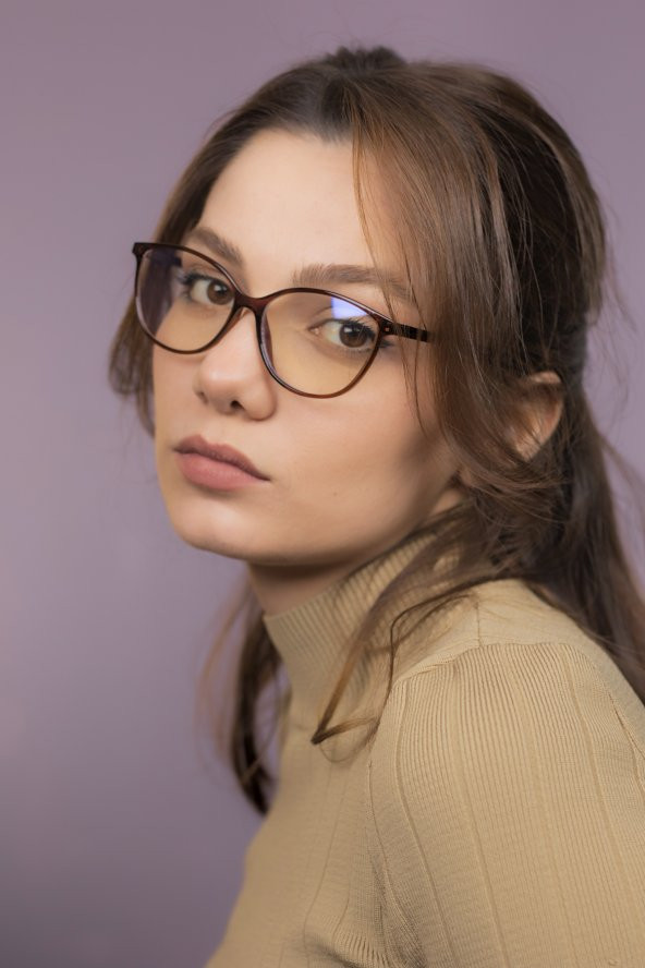 Kathalina Kahve Unisex Ekran Gözlüğü ürün görseli 1