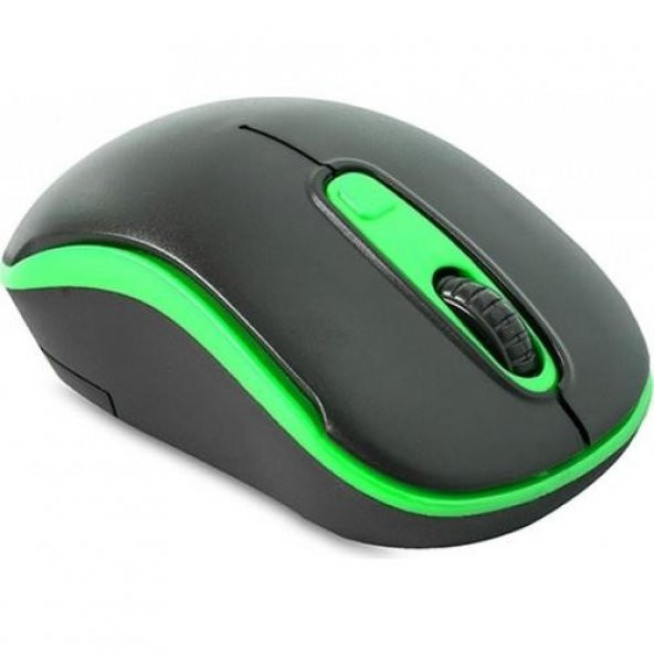 EVEREST KABLOSUZ MOUSE  USB SIYAH/YESIL (SM-804) - Resim 2