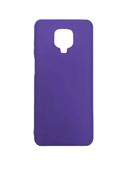 Xiaomi Redmi Note 9 Pro İnce Mat Silikon Kılıf Mor ürün görseli 1