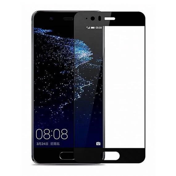Huawei P Smart 2021 6D Tam Kaplayan Full Cam Ekran Koruyucu Siyah ürün görseli 1