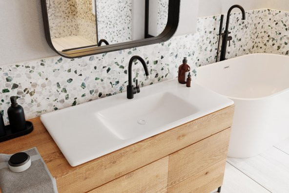 KAREN BANYO STAR 85 CM LAVABO - Resim 2