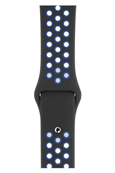 Apple Watch Series 3 38 MM Fileli Kordon Siyah-Lacivert ürün görseli 1