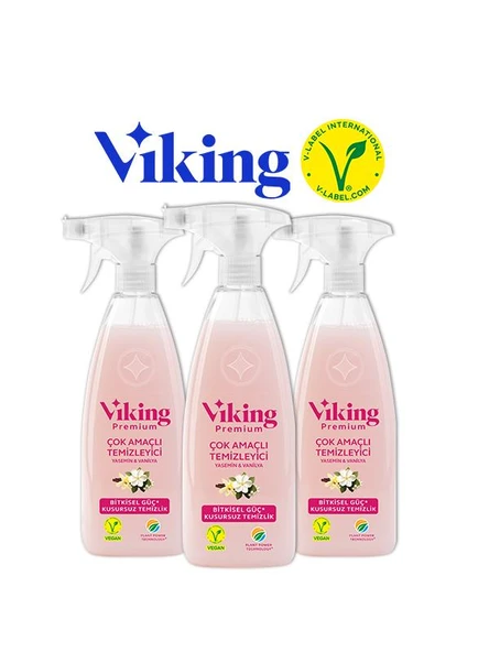 Viking Premium Çok Amaçlı Yasemin & Vanilya 750 Ml 3 Adet 7