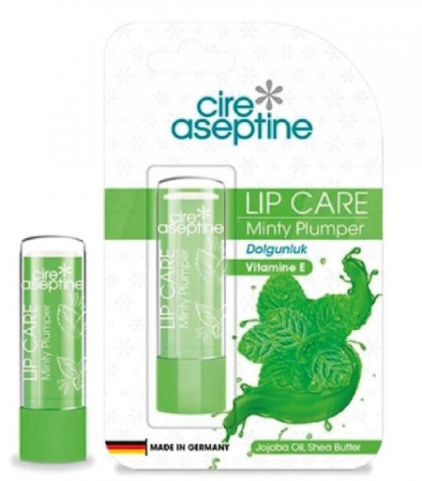 Cire Aseptine Lip Care Nane Ferahlığı Dudak Nemlendirici 4,5 G ürün görseli 1