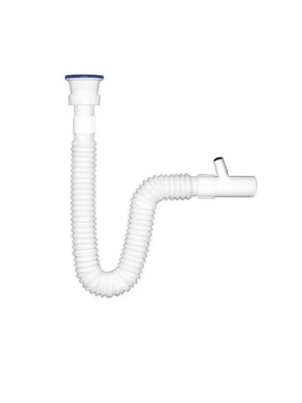 Özbest Çamaşır Çıkışlı Lüx Körüklü Lavabo Sifon ürün görseli 1