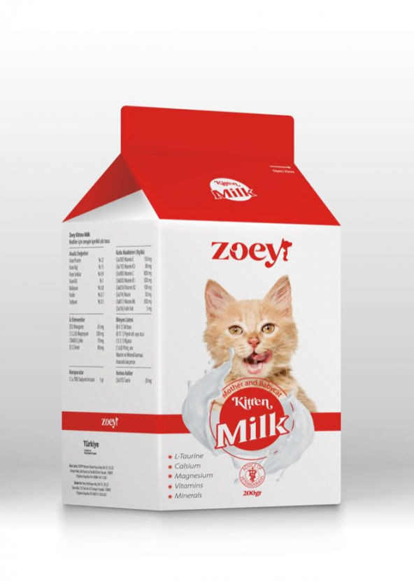 Zoey Yavru Kedi Süt Tozu Kitten Milk ürün görseli 1