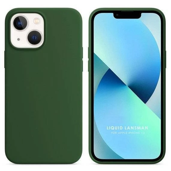 Apple iPhone 13 6.1'' Liquit Lansman Silikon Haki ürün görseli 1