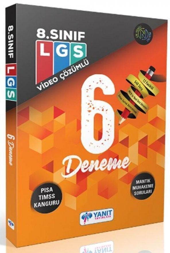 Yanıt Yayınları 8. Sınıf LGS 6 Fasikül Deneme Video Çözümlü ürün görseli 1