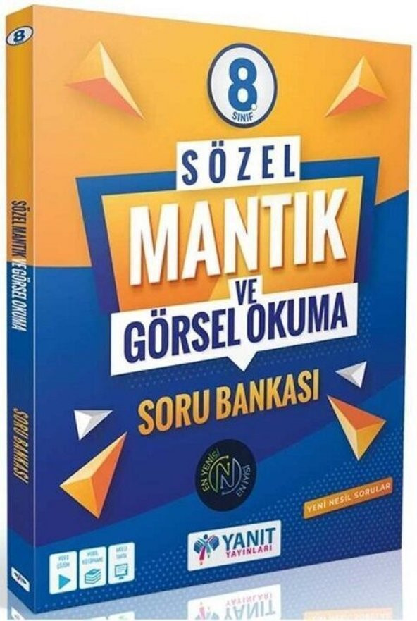 Yanıt Yayınları 8. Sınıf Sözel Mantık ve Görsel Okuma Soru Bankası ürün görseli 1