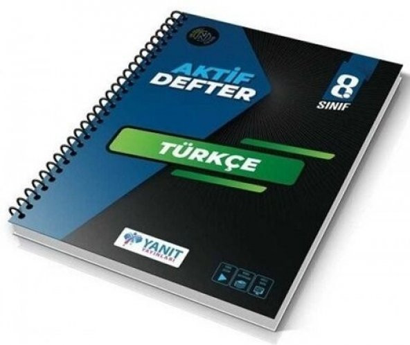 Yanıt Yayınları 8. Sınıf LGS Türkçe Aktif Defter ürün görseli 1