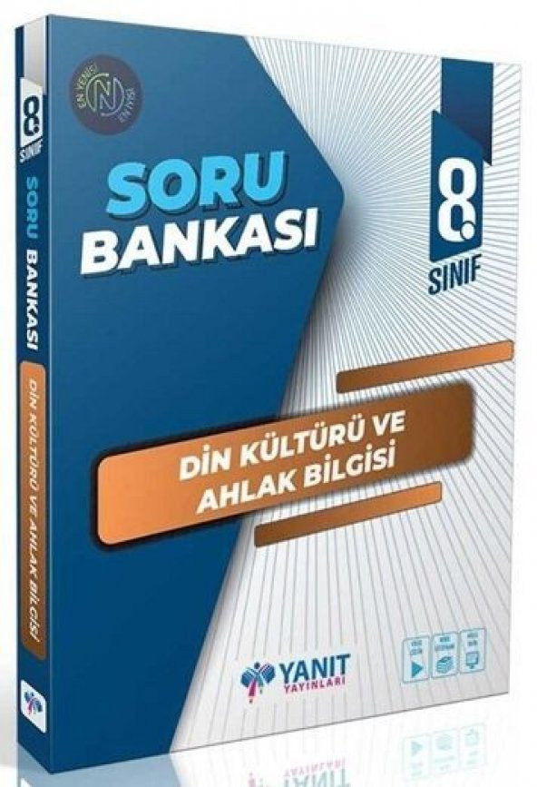 Yanıt Yayınları 8. Sınıf Din Kültürü ve Ahlak Bilgisi Soru Bankası ürün görseli 1