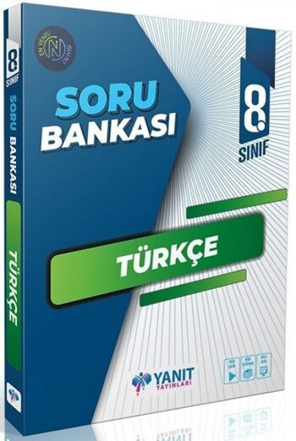 Yanıt Yayınları 8. Sınıf Türkçe Soru Bankası ürün görseli 1