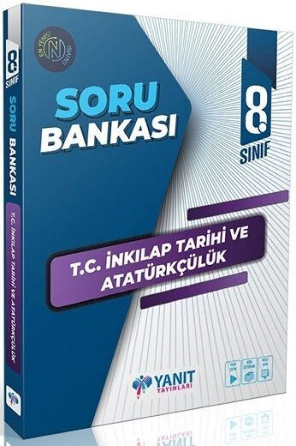 Yanıt Yayınları 8. Sınıf T.C İnkılap Tarihi ve Atatürkçülük Soru Bankası ürün görseli 1