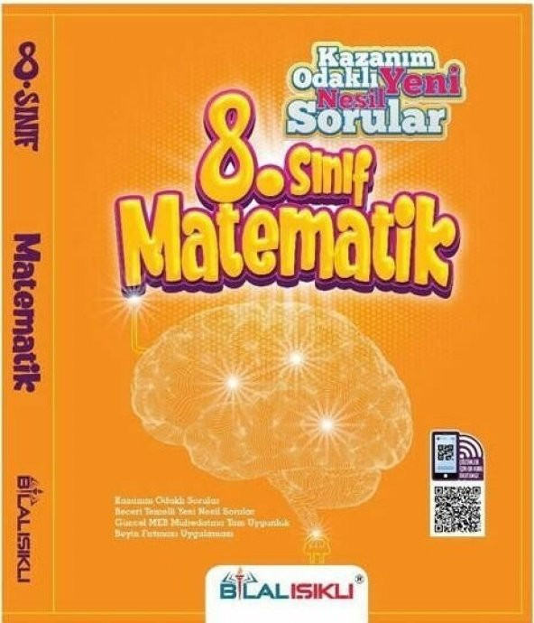 Bilal Işıklı Yayınları 8. Sınıf Matematik Kazanım Odaklı Soru Bankası ürün görseli 1