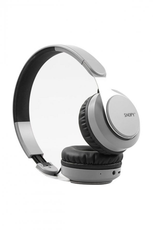 Snopy SN-34BT Cosy Mobil Telefon Uyumlu Kablosuz Mikrofonlu Kulak Üstü Gri Bluetooth Kulaklık ürün görseli 1