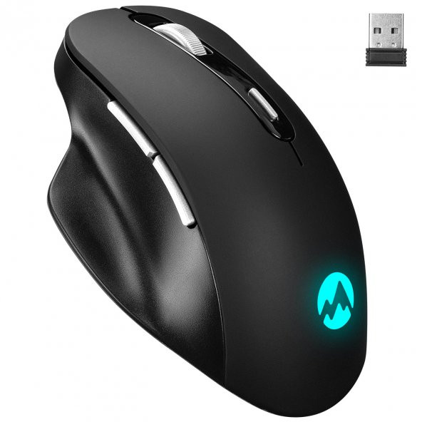 Everest  X-HURRY 6D ŞARJLI Kablosuz Mouse Gaming Oyuncu Mouse ürün görseli 1