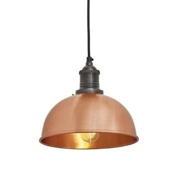 Rsylight Retro Metal Bakır Rustik Tekli  Dekoratif Sarkıt Avize çap:30 cm ürün görseli 1